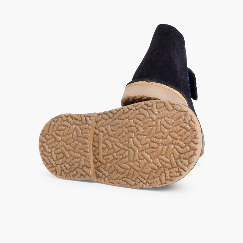 Bota Niño Estilo Safari con Velcro color Azul Marino