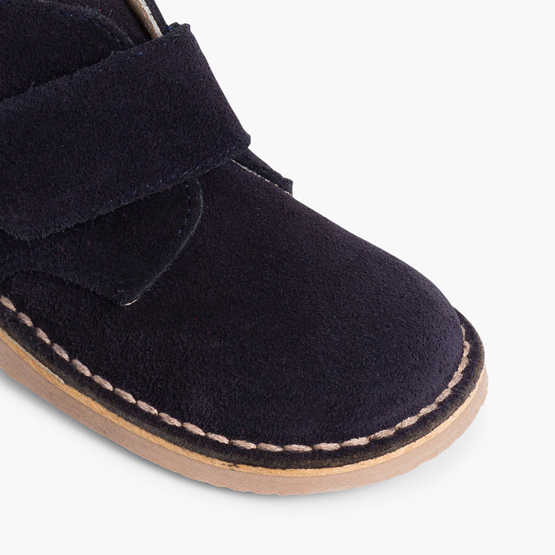 Bota Niño Estilo Safari con Velcro color Azul Marino