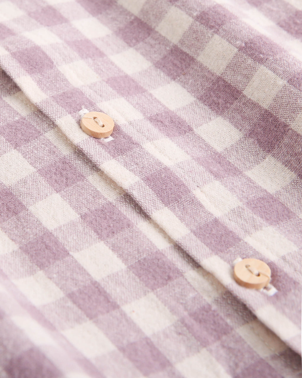 Camisa de niño de cuadros color malva