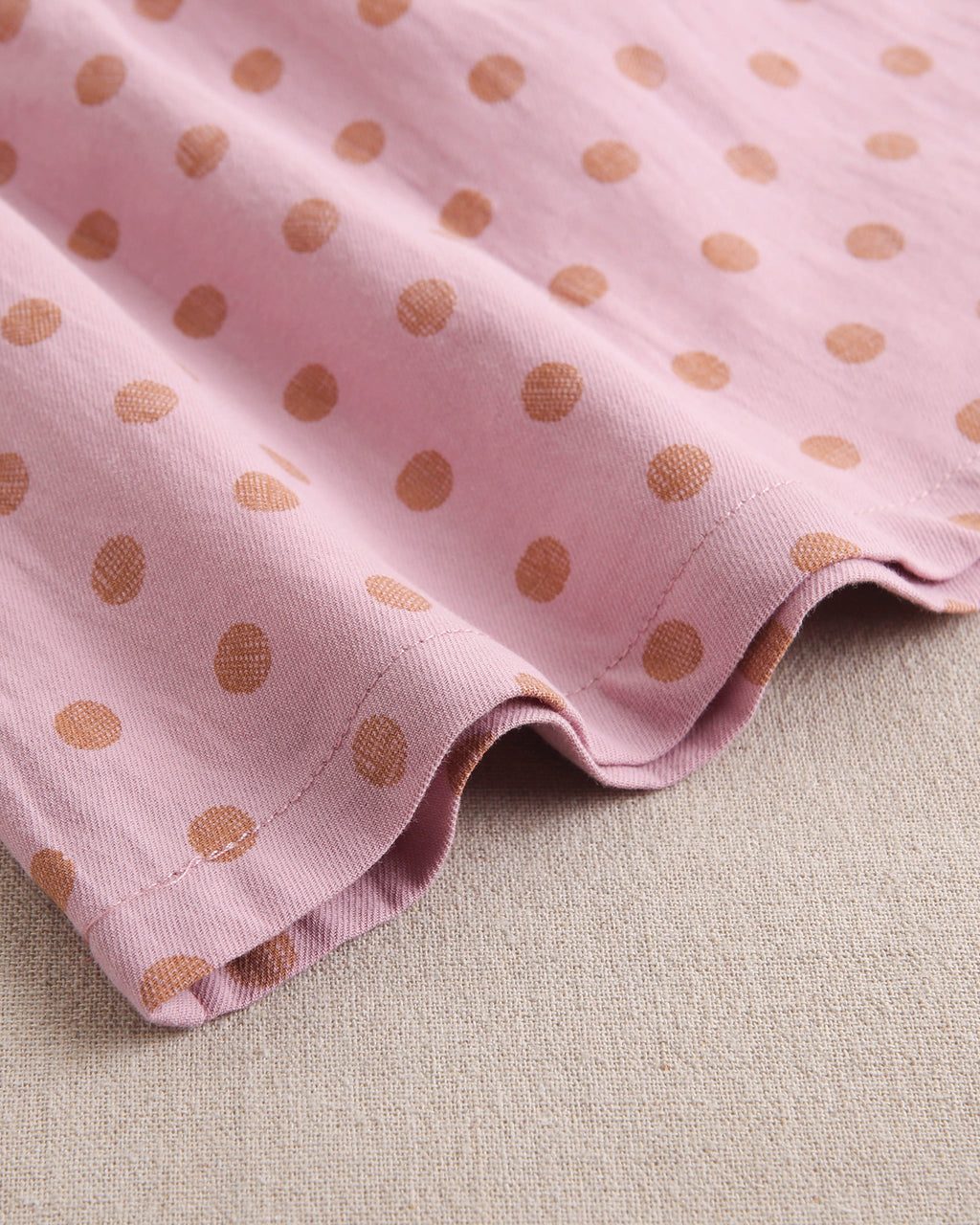 Vestido de bebé niña estampado con volante