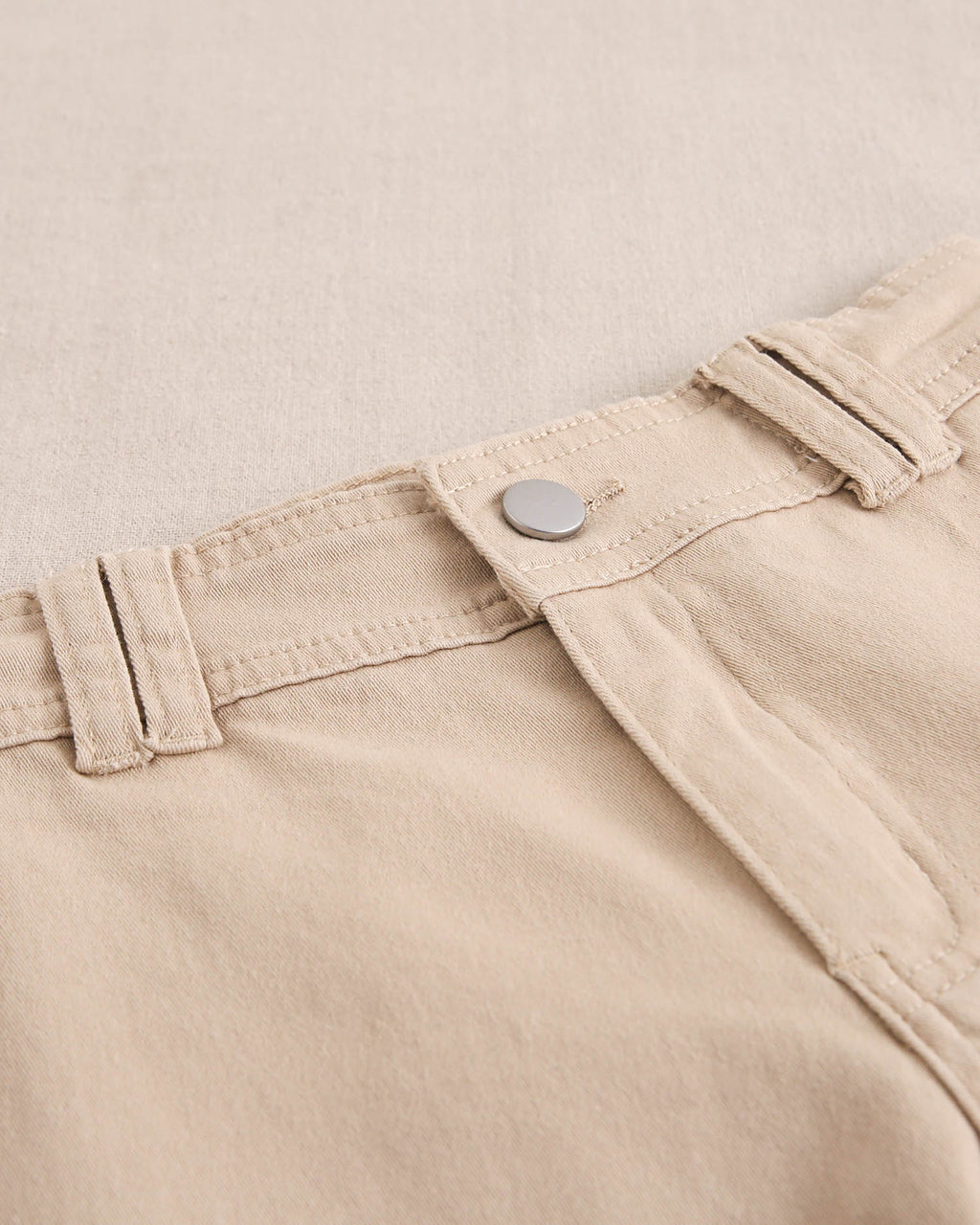 Pantalón de niña largo tipo palazzo beige