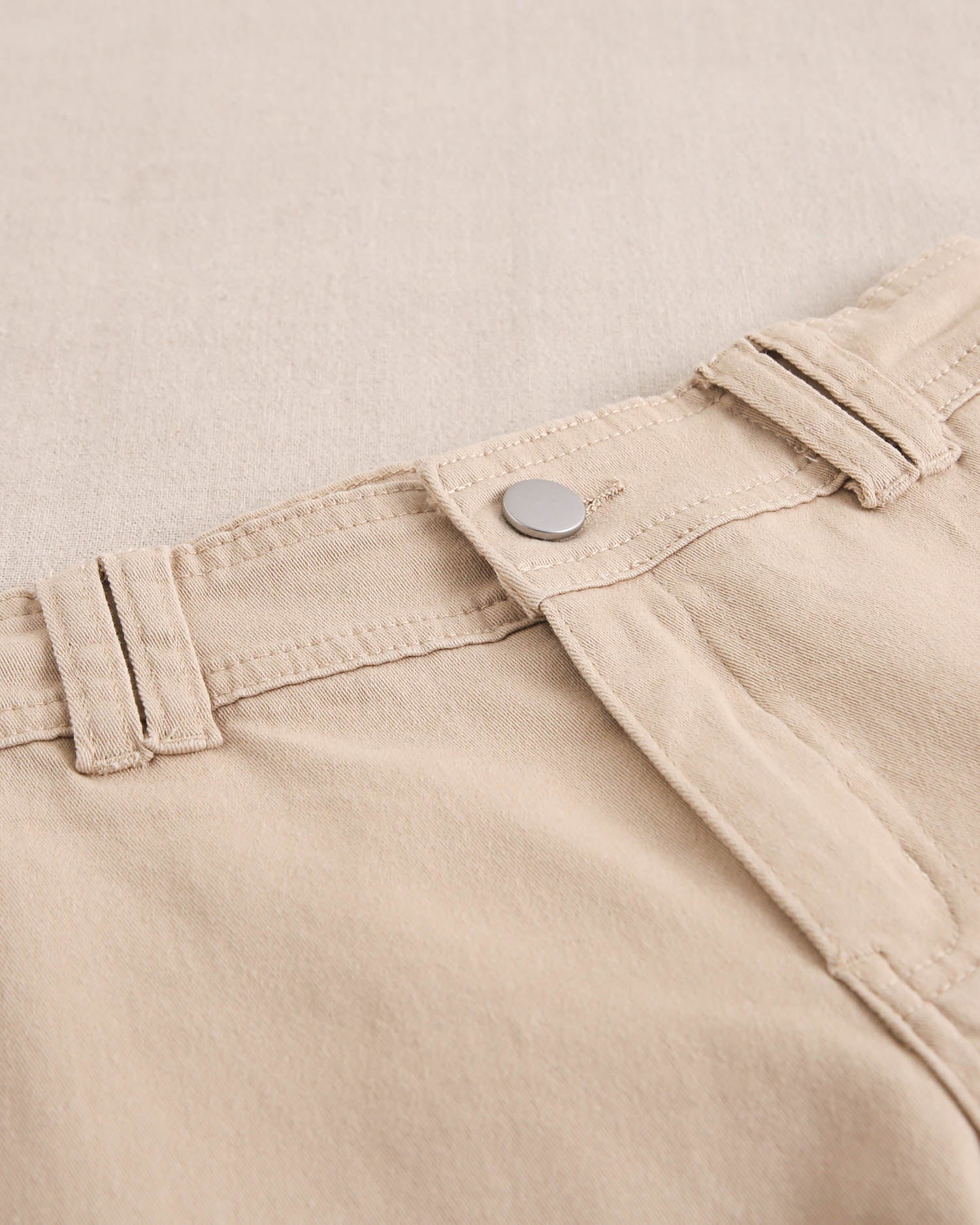 Pantalón de niña largo tipo palazzo beige