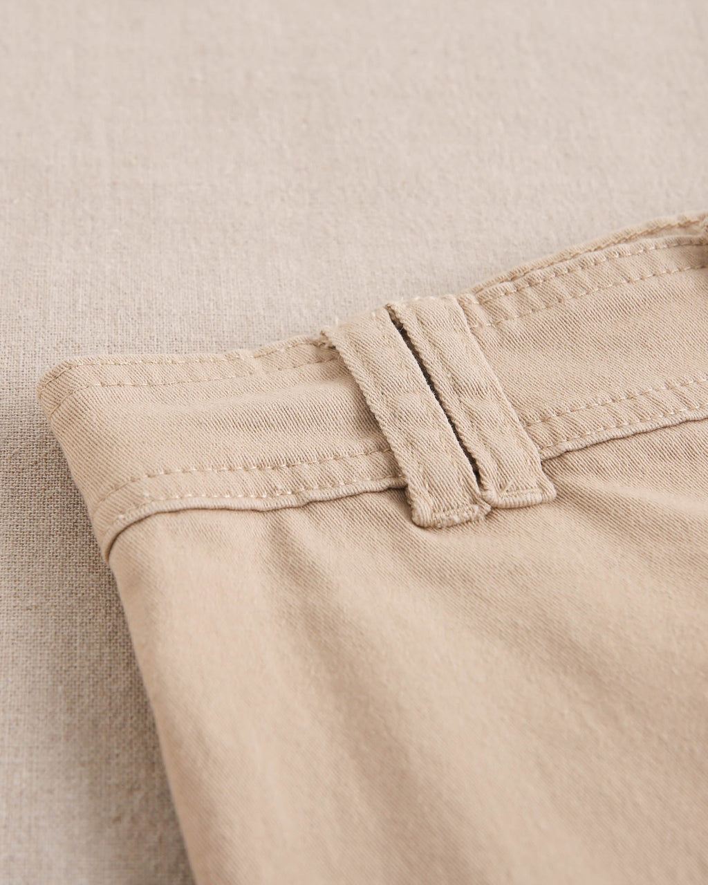Pantalón de niña largo tipo palazzo beige