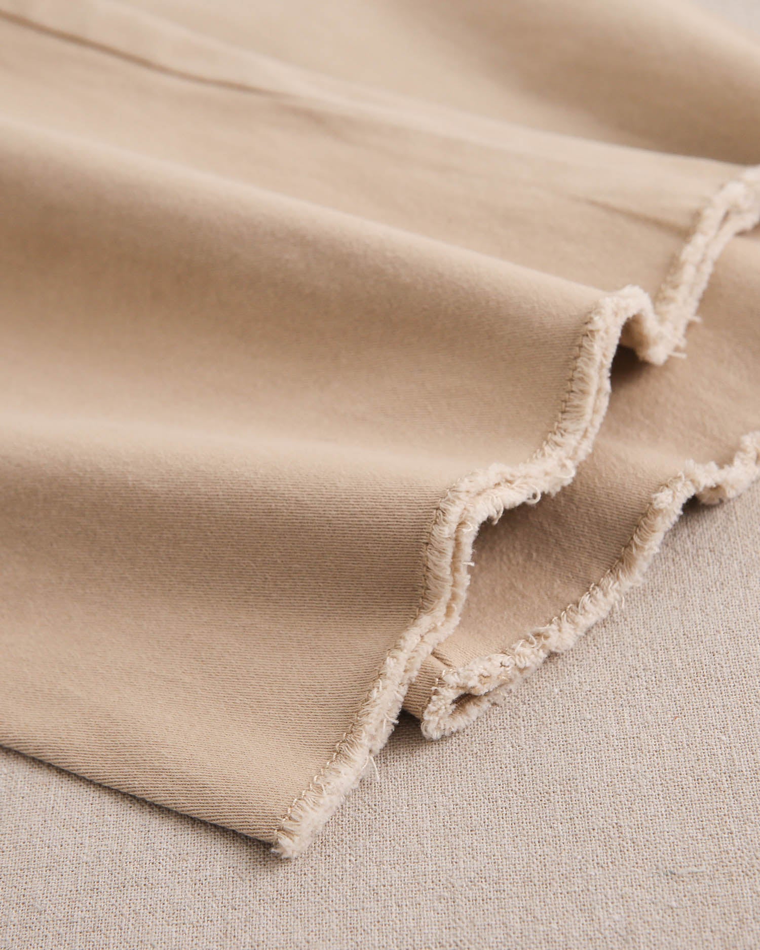 Pantalón de niña largo tipo palazzo beige