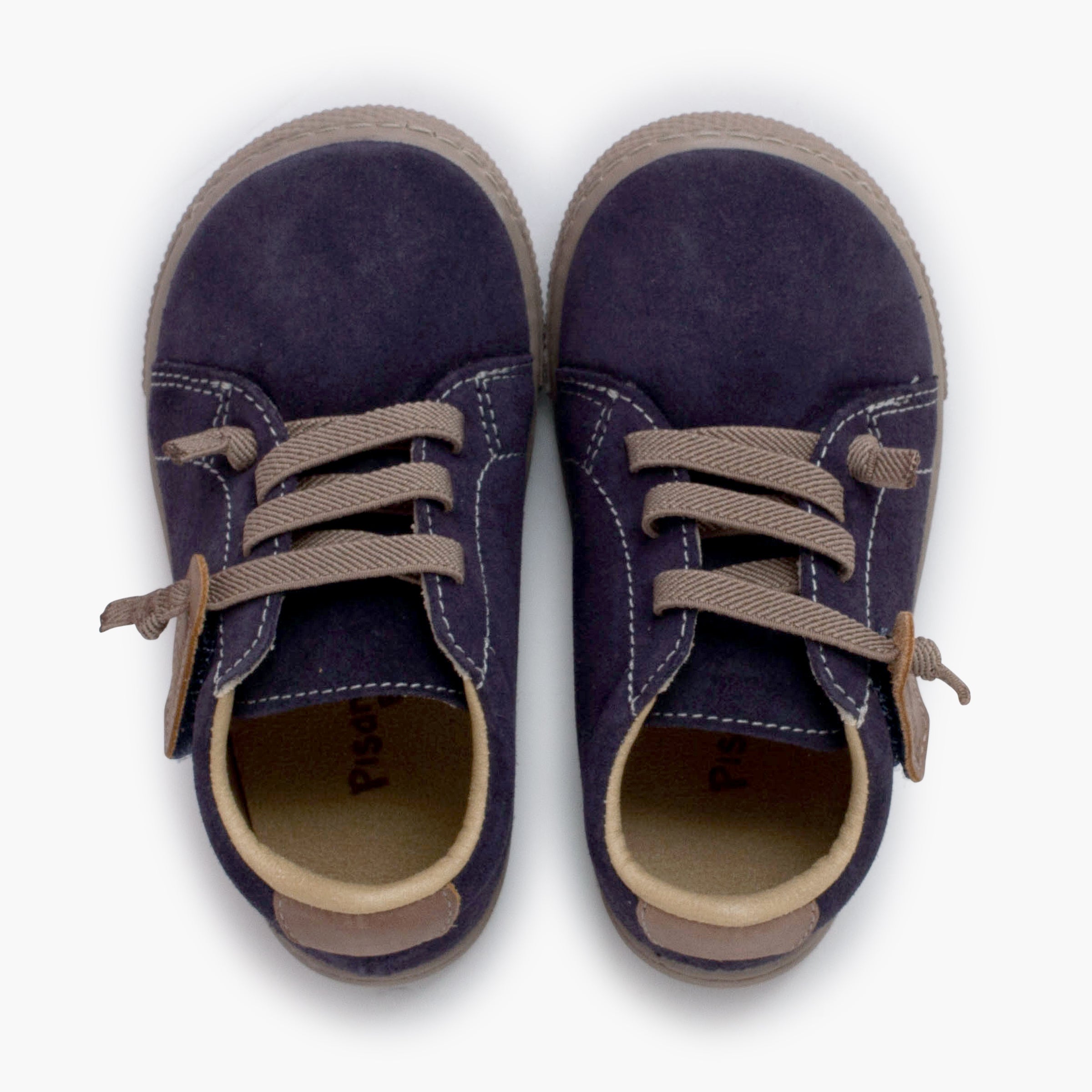 Bota Niño Gamuza Barefoot con Elástico color Azul Jeans