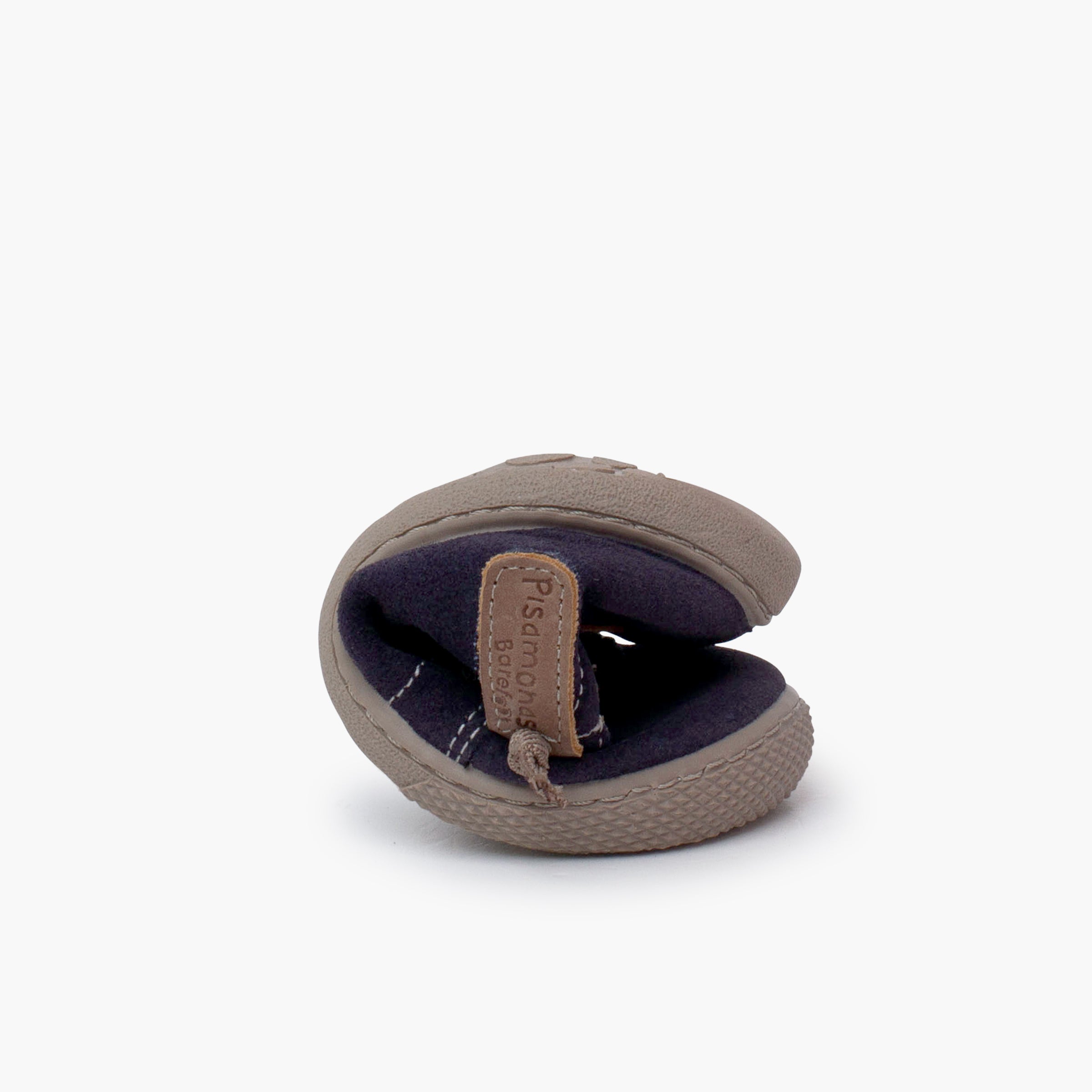 Bota Niño Gamuza Barefoot con Elástico color Azul Jeans