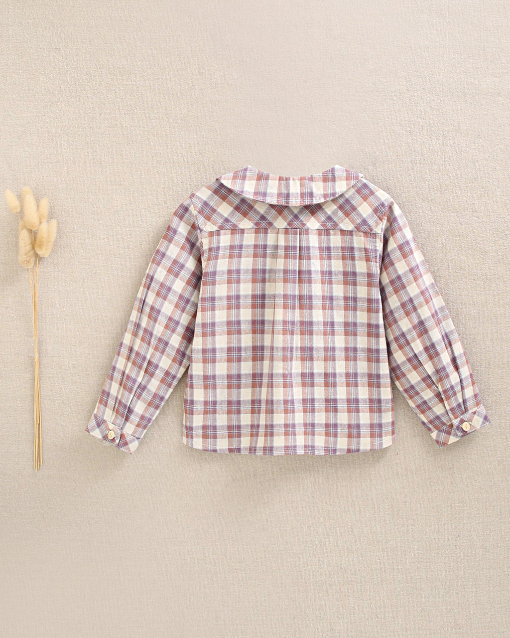 Camisa bebe niño de cuadros