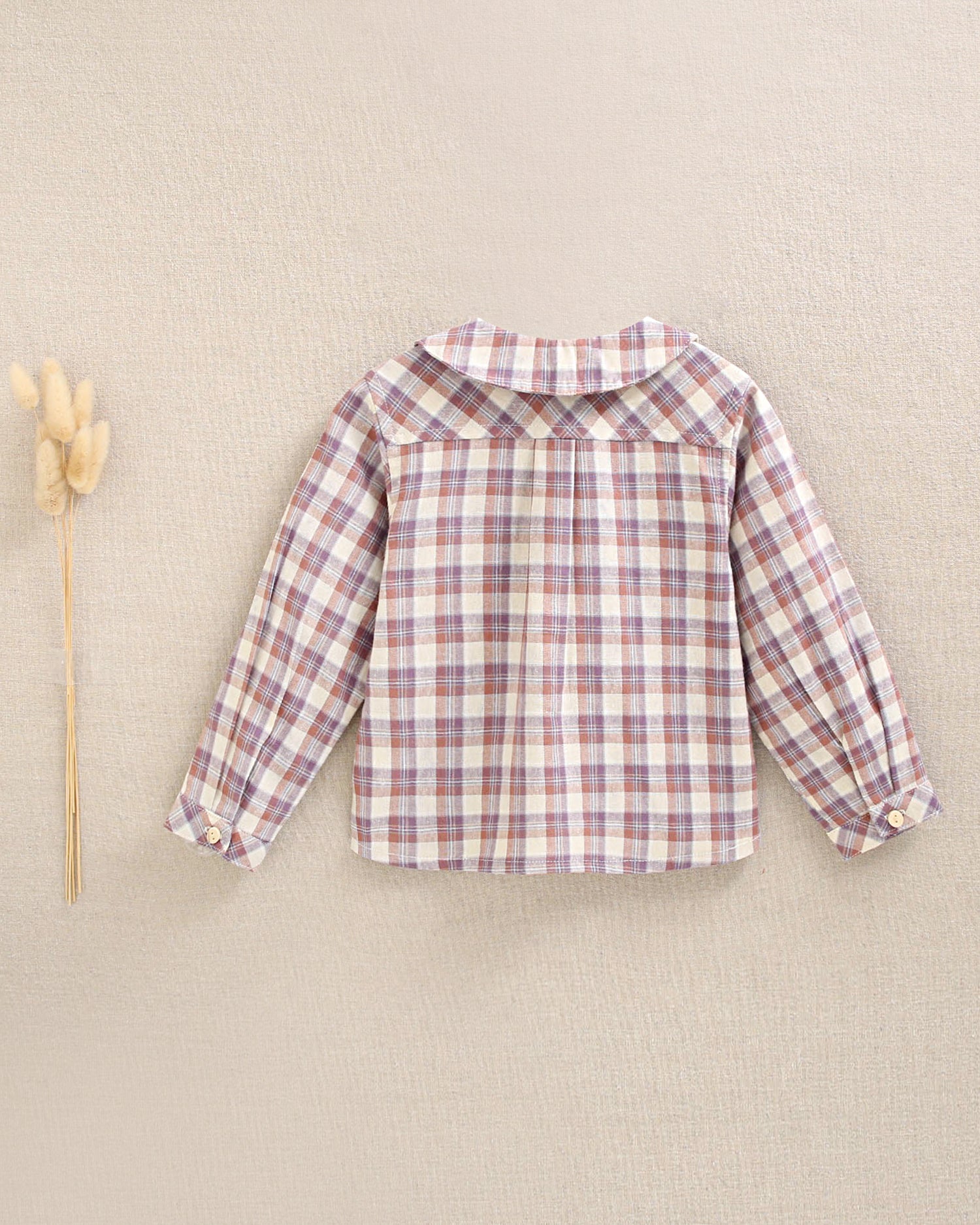 Camisa bebe niño de cuadros