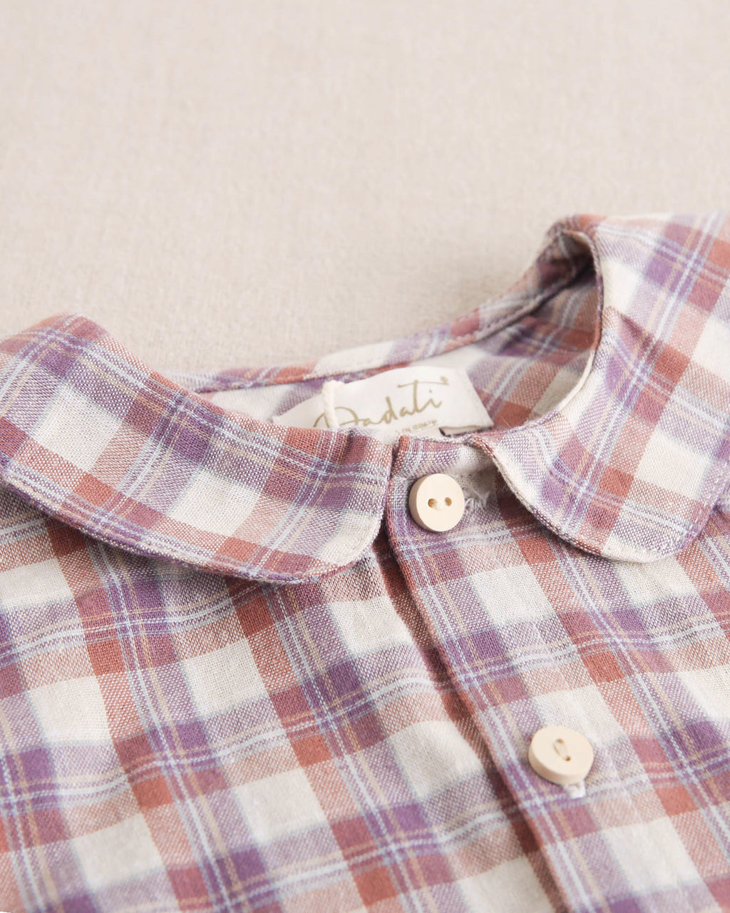 Camisa bebe niño de cuadros