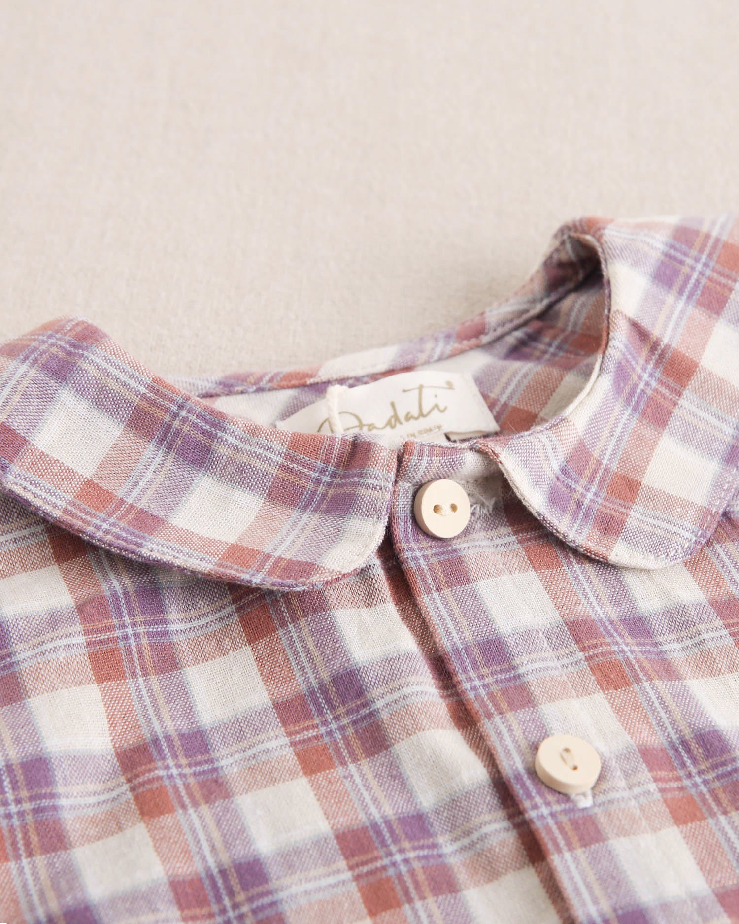 Camisa bebe niño de cuadros