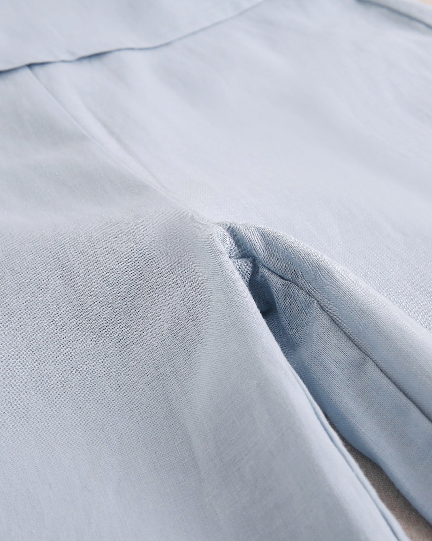 Enterito niña azul con cuello halter y nudo