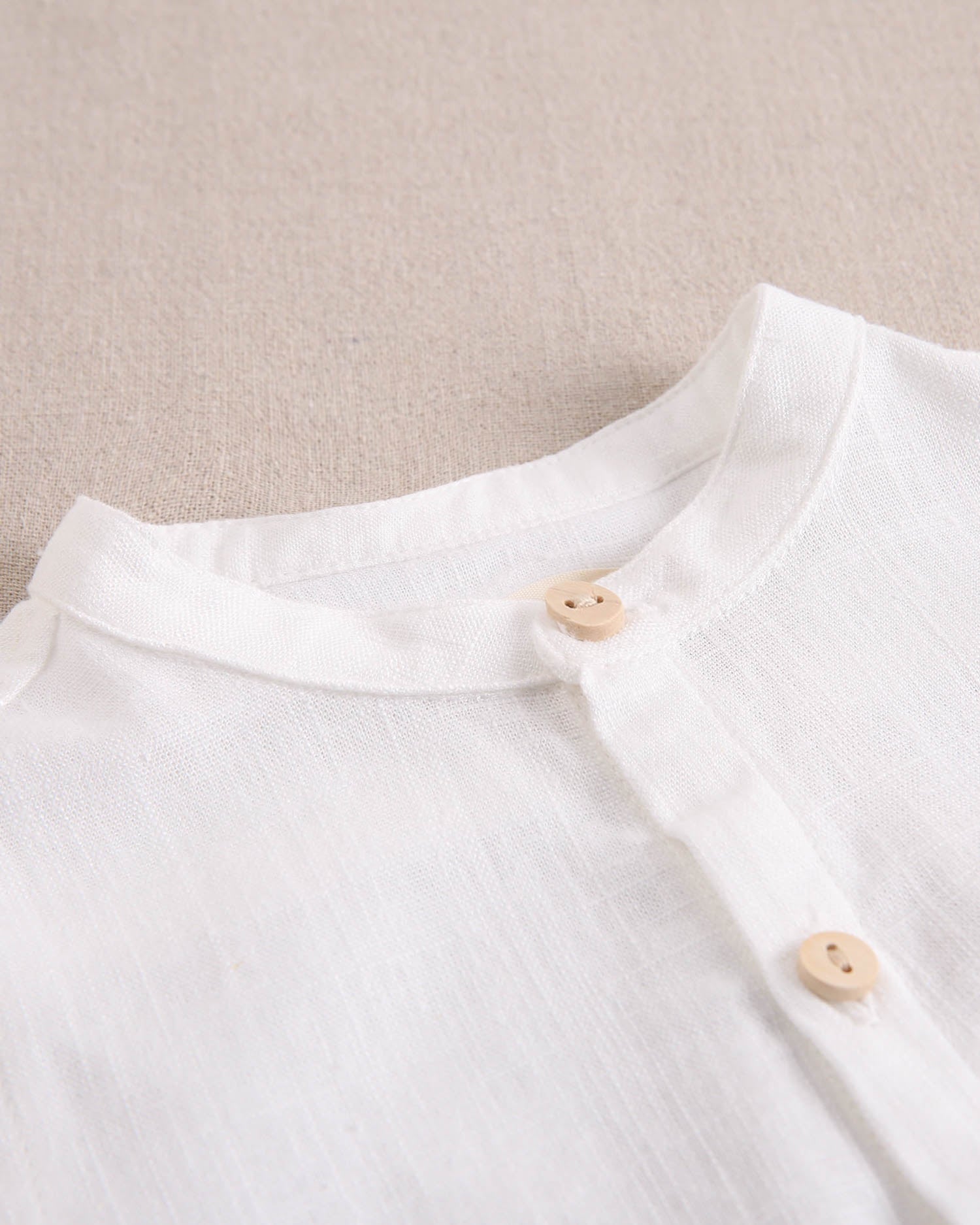 Camisa bebé niño blanca manga larga