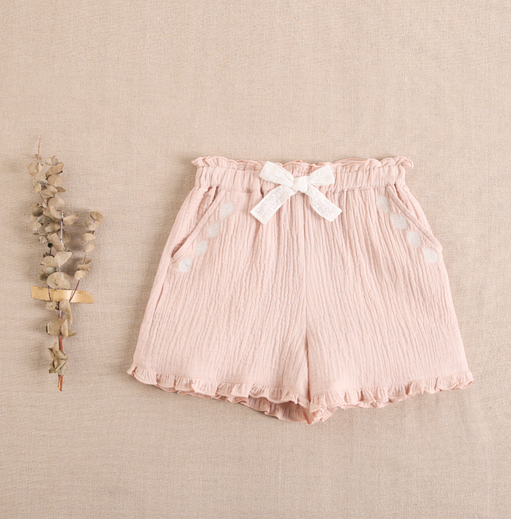 Conjunto bambula niña palo rosa