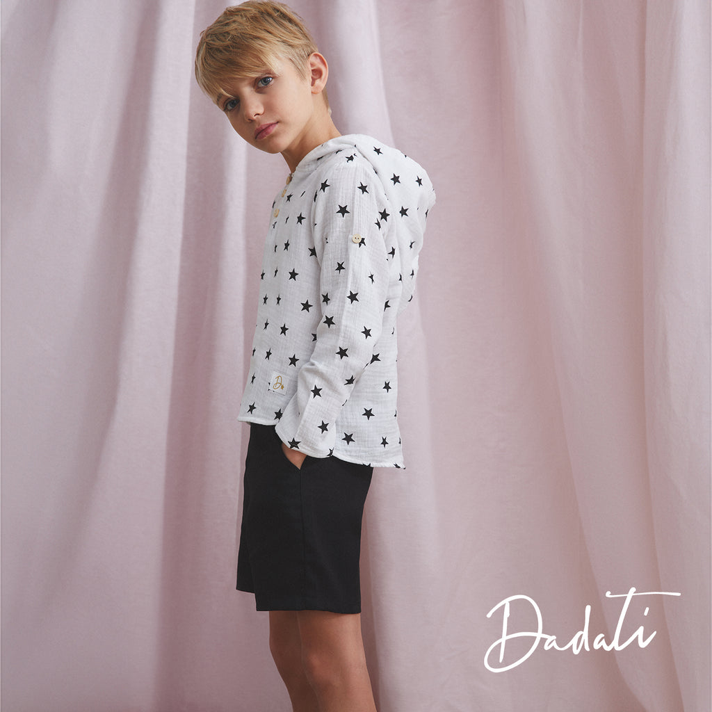 Bermuda niño básica en color negro