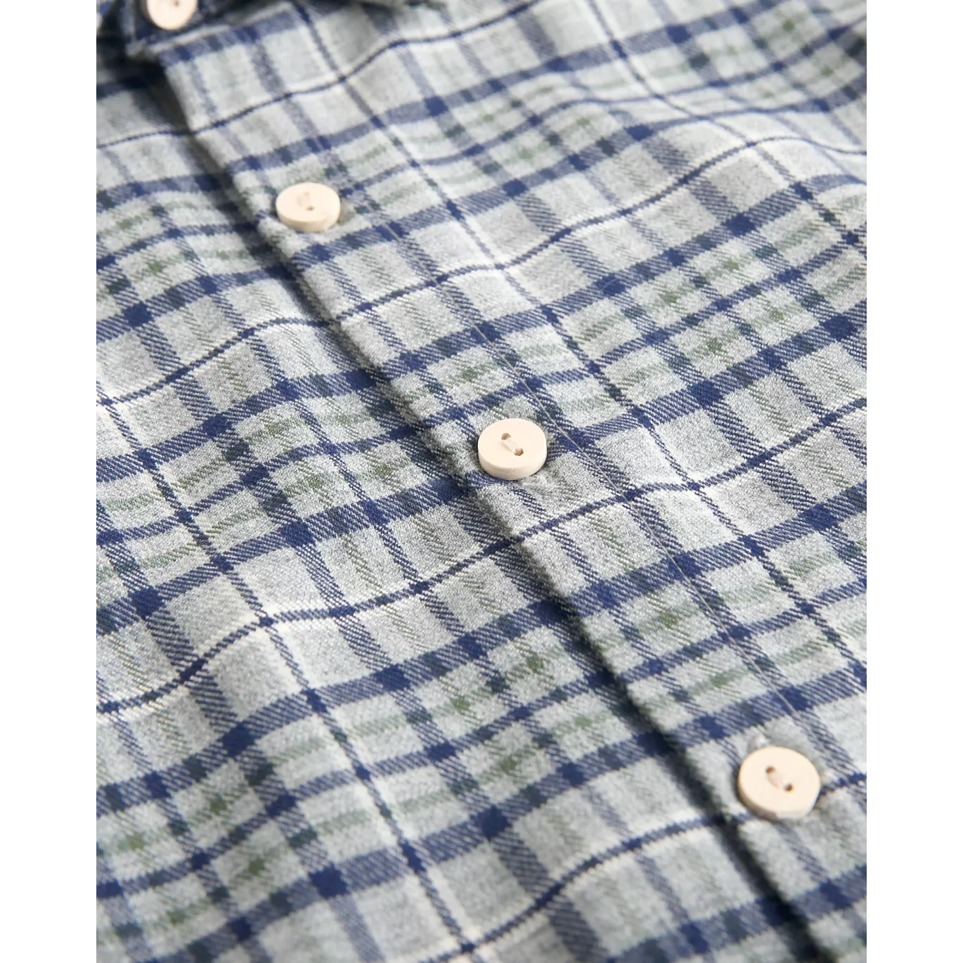 Camisa de bebé niño de cuadros azul marino y verde