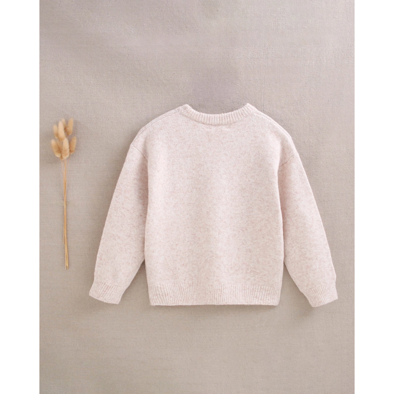 Chaleco / Jerey de punto para niño en color beige
