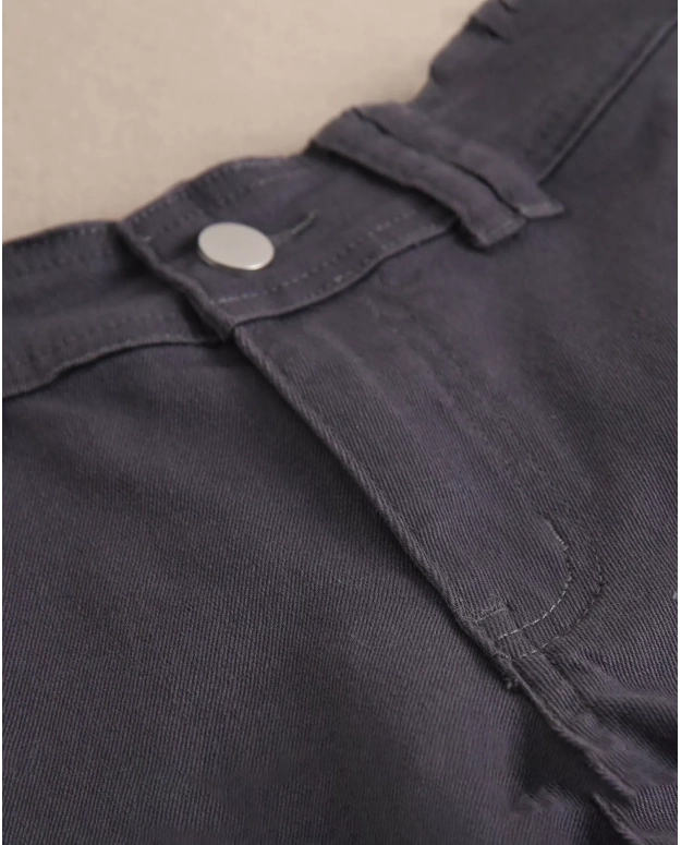 Jeans de niña en gris tipo culotte
